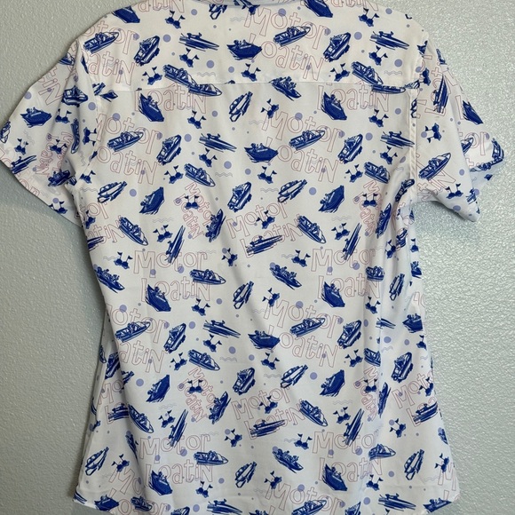 DIXXON White and Blue Men's Shirt - Picture 3 of 3